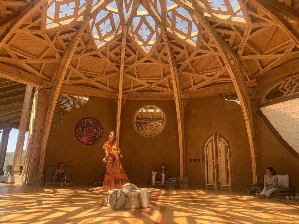 Meditation session at Beyond Retreats' Kungi Retreat in Mexico