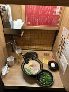 Ichiran Ramen Booth © Crystal Lin