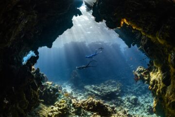 Diving underwater NEOM