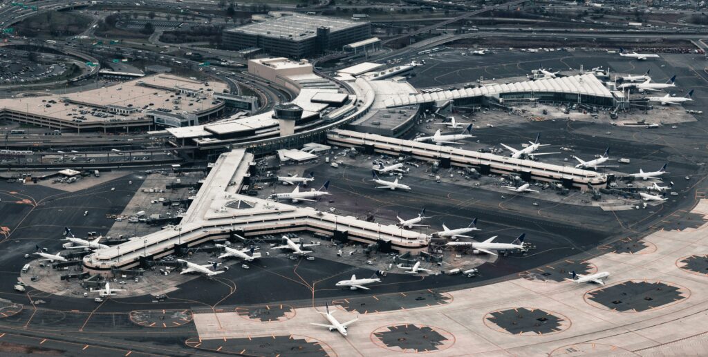 Airport hangar