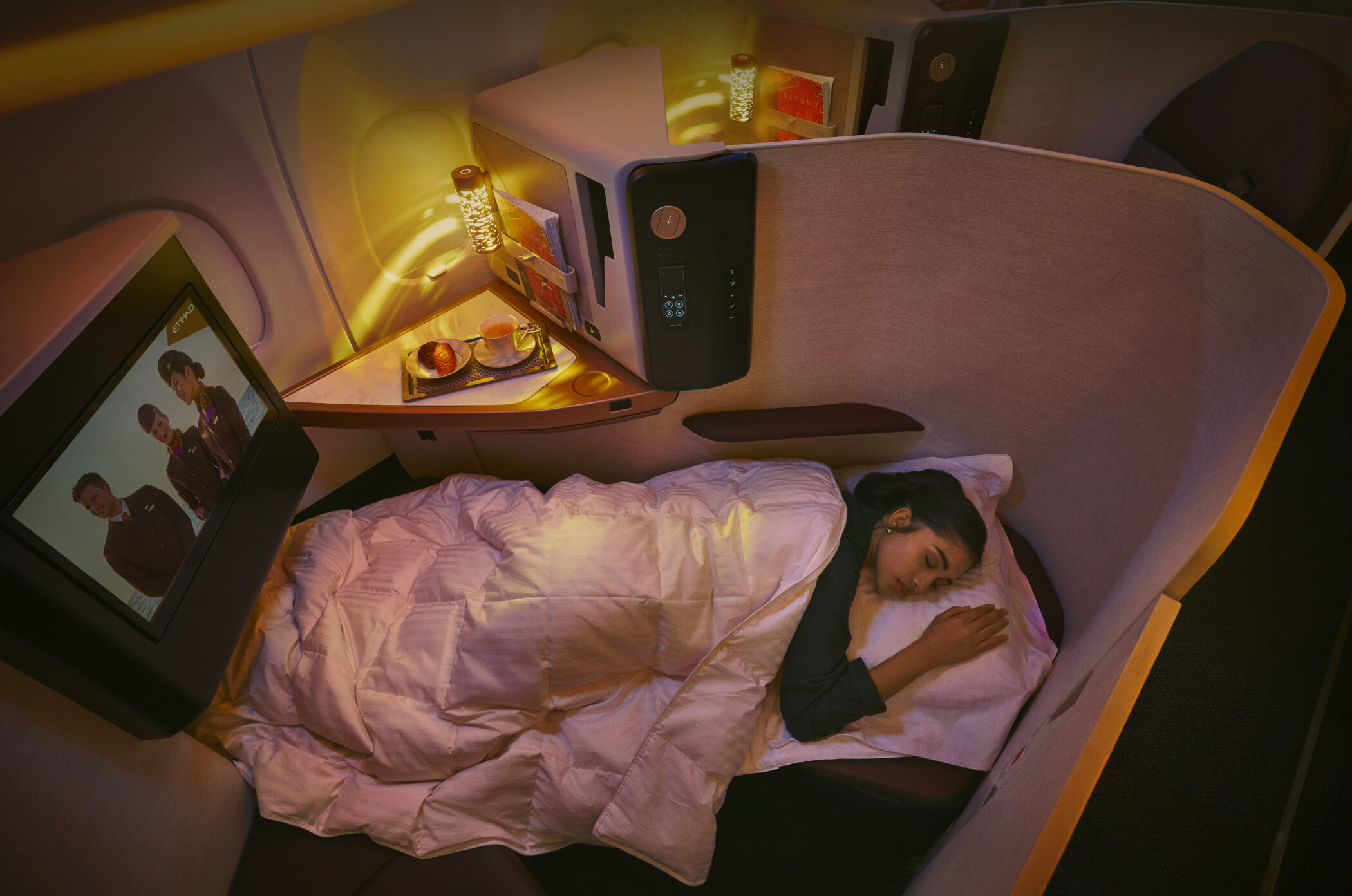 Etihad first suites narrowbody