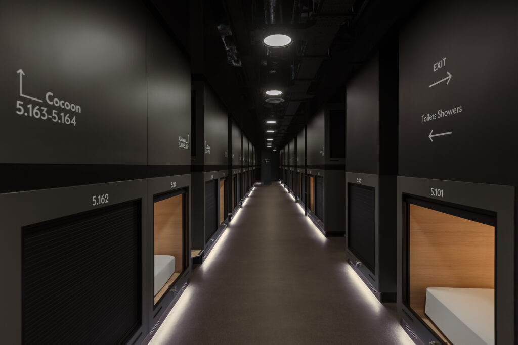 Zedwell capsule hotel