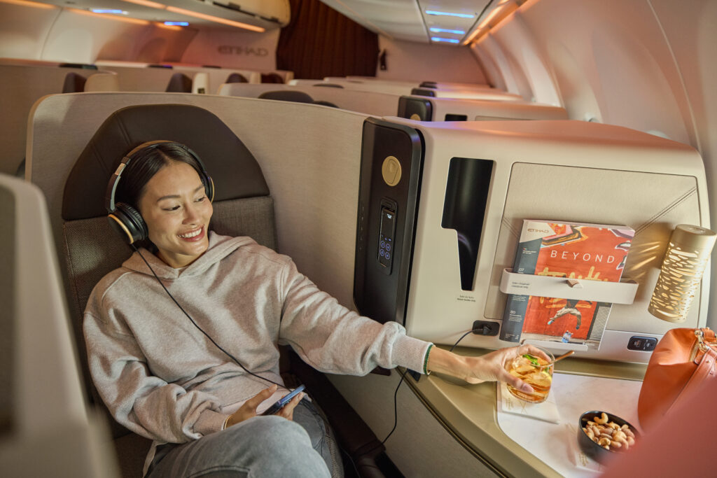 Etihad A321LR business class