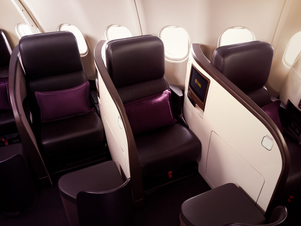 Thai Airways premium economy plus seat