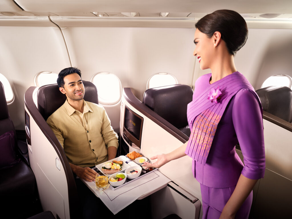 Thai Airways premium economy plus seat