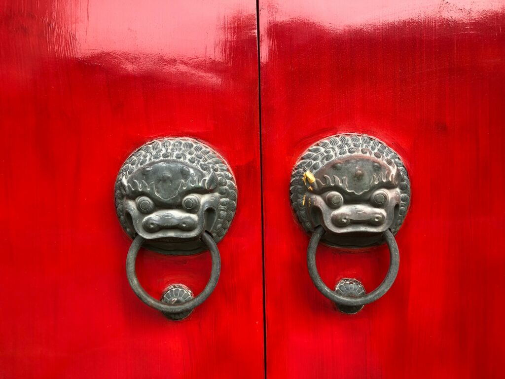 Chinese door knockers