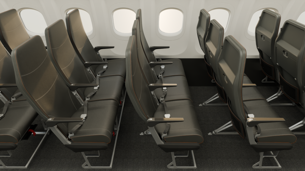 Easyjet Kestrel seats