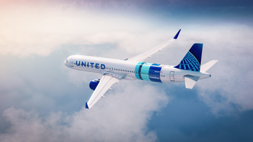 United Airlines A321 Coastliner