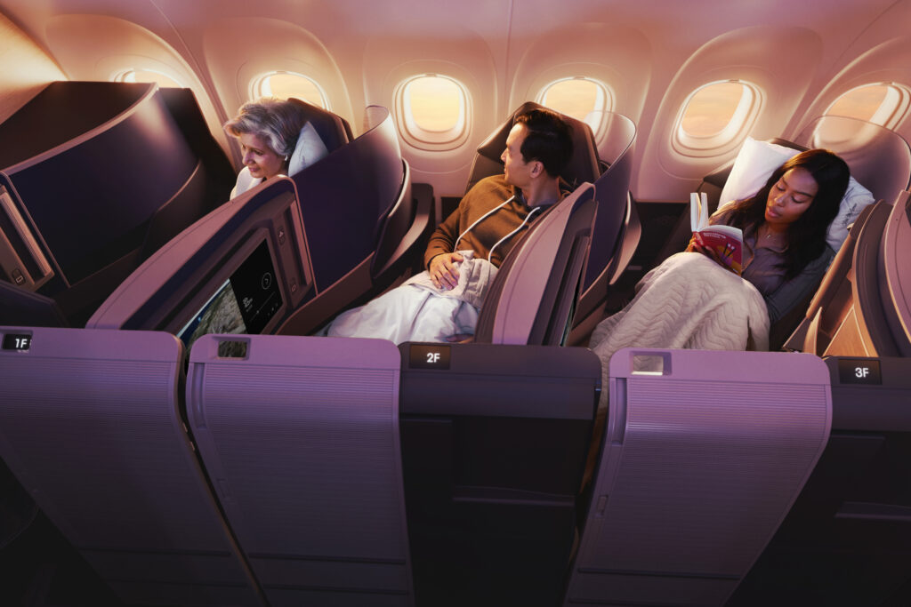 United Airlines_XLR Polaris Seats