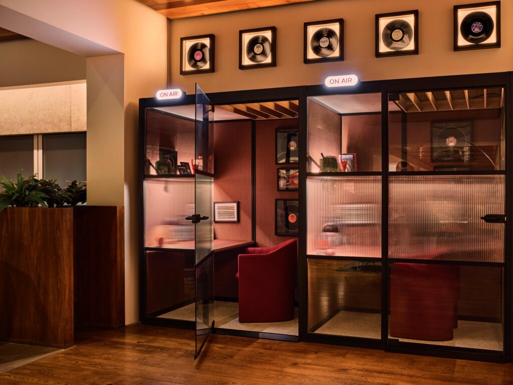 Virgin Clubhouse LHR Work Pods