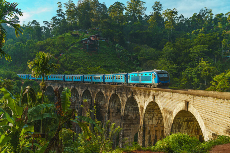Nine Arch Bridge in Demodara, Ella, Sri Lanka.
