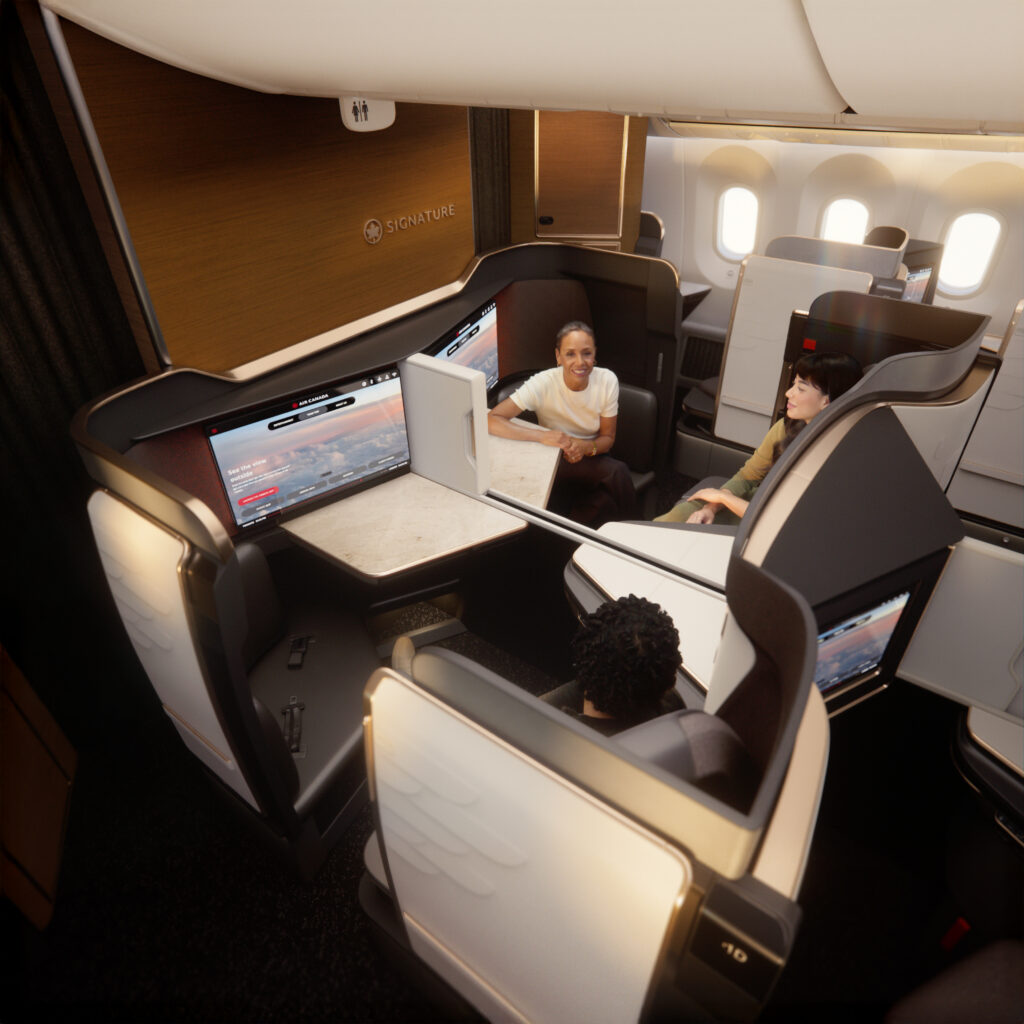 Air Canada introduces new cabin design