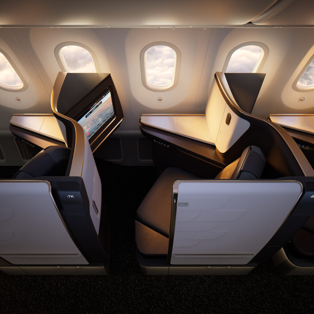 Air Canada introduces new cabin design