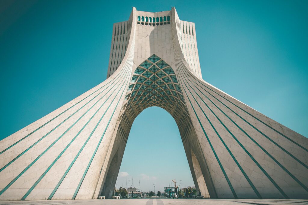 Azadi Tower in Tehran, Iran