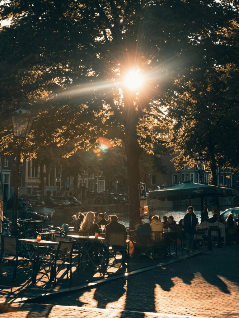 Al fresco dining, Amsterdam