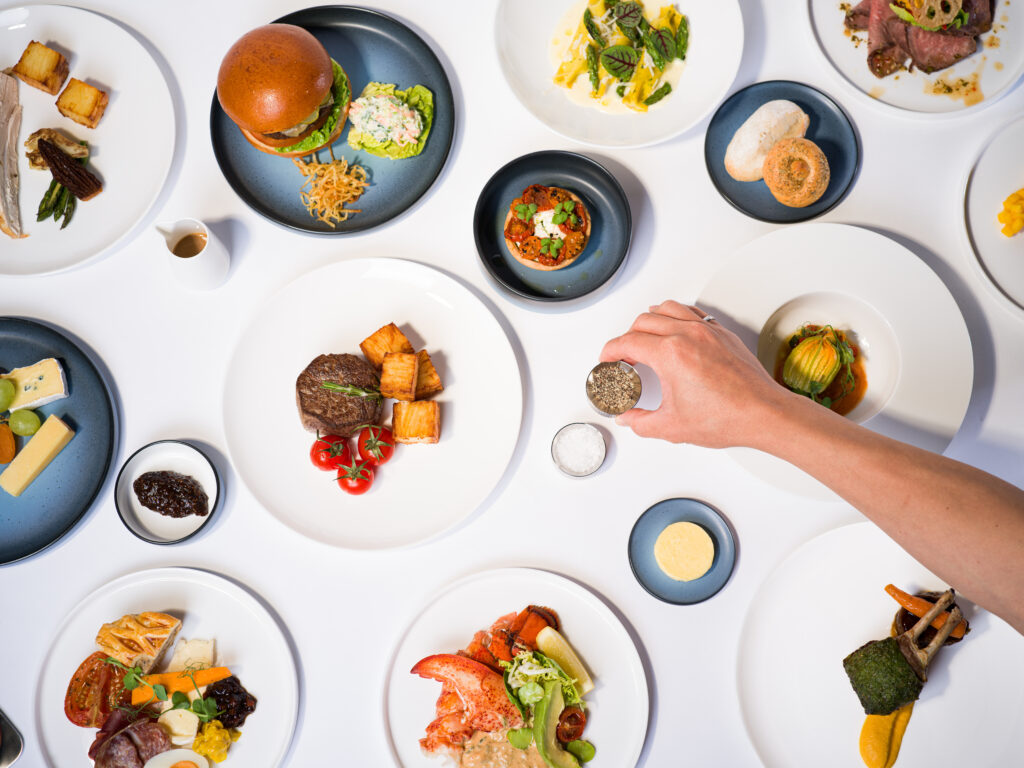 British Airways First dining, A380